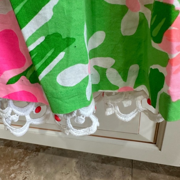 Lilly Pulitzer Macauley Dress New Green Everything Nice (D8) - Picture 8 of 8